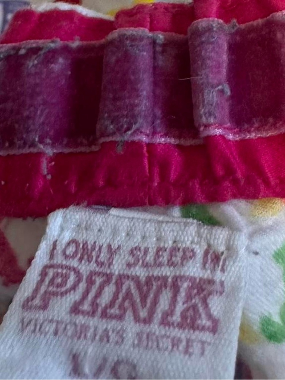 PINK Victoria’s Secret, Y2K holiday colorful, PJ pants - Picture 4 of 6
